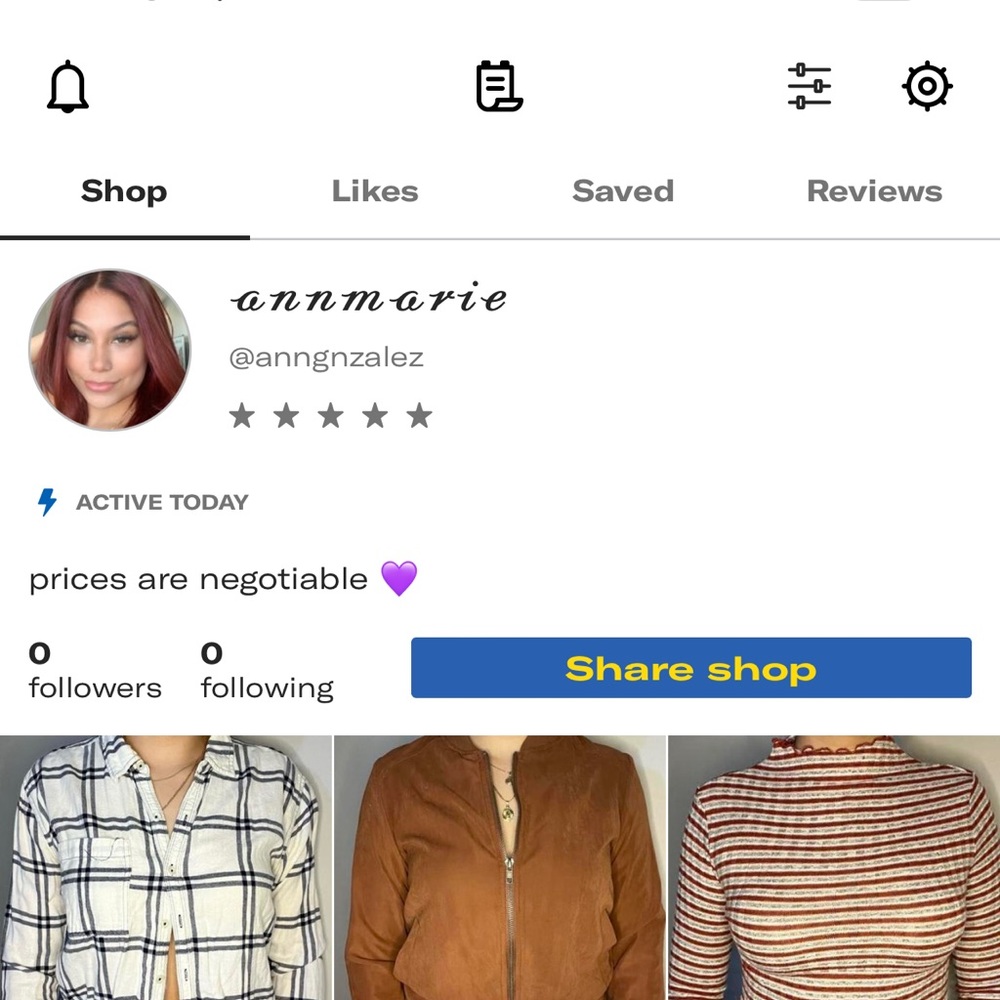 FOLLOW MY DEPOP, actually cheaper for shipping there!! sold @ discounted rates